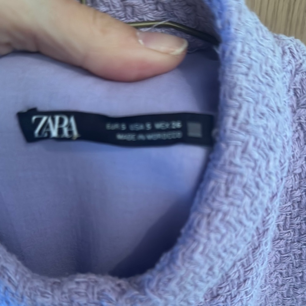 ZARA Chic Lavender Mod Dress - Picture 4 of 6